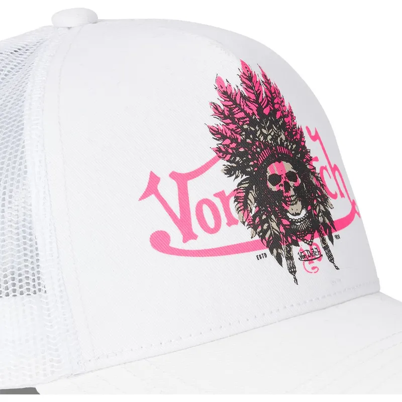 cepur-izliekta-truckeris-balts-snapback-ind-w-no-von-dutch