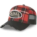 verstellbare-rote-und-schwarze-trucker-kappe-cla3-von-von-dutch