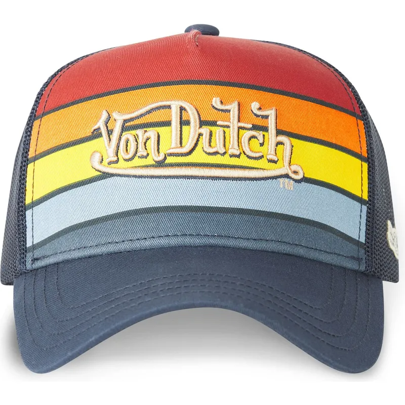 cepur-izliekta-truckeris-tumsi-zils-snapback-sun-no-von-dutch
