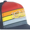 cepur-izliekta-truckeris-tumsi-zils-snapback-sun-no-von-dutch