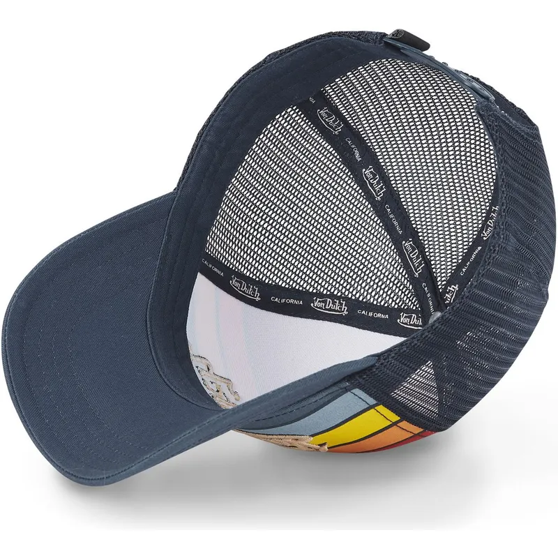 cepur-izliekta-truckeris-tumsi-zils-snapback-sun-no-von-dutch