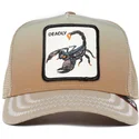 goorin-bros-trucker-cap-beige-skorpion-deadly-get-over-here-the-farm