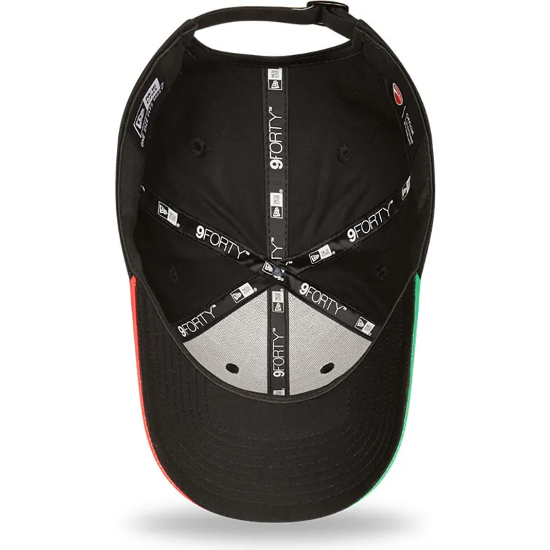 cepur-izliekta-melns-regulejama-lente-9forty-repreve-flag-sandwich-no-ducati-motor-motogp-no-new-era