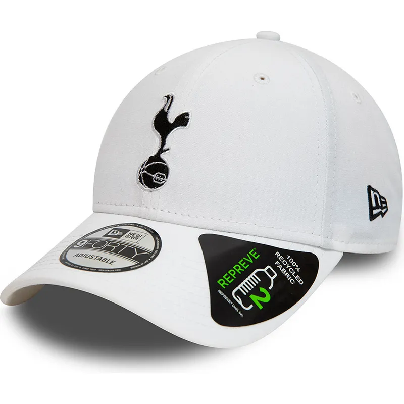 gorra-curva-blanca-ajustable-9forty-repreve-de-tottenham-hotspur-football-club-premier-league-de-new-era