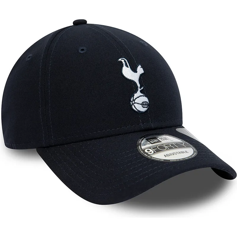 cepur-izliekta-tumsi-zils-regulejama-lente-9forty-repreve-no-tottenham-hotspur-football-club-premier-league-no-new-era