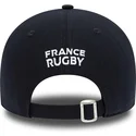 cepur-izliekta-tumsi-zils-regulejams-9forty-repreve-team-colour-no-french-rugby-federation-ffr-no-new-era