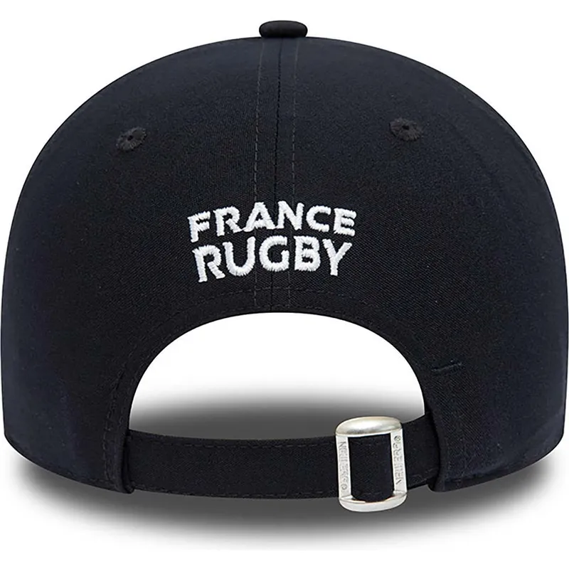 cepur-izliekta-tumsi-zils-regulejams-9forty-repreve-team-colour-no-french-rugby-federation-ffr-no-new-era