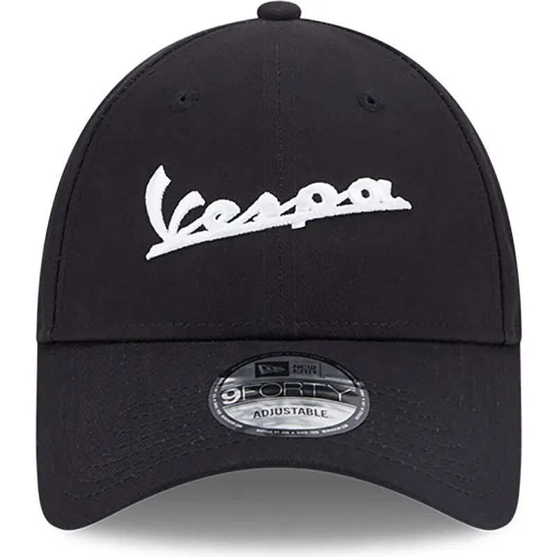 cepur-izliekta-melns-regulejams-9forty-oversized-no-vespa-piaggio-no-new-era