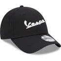 verstellbare-schwarze-9forty-oversized-kappe-von-vespa-piaggio-von-new-era