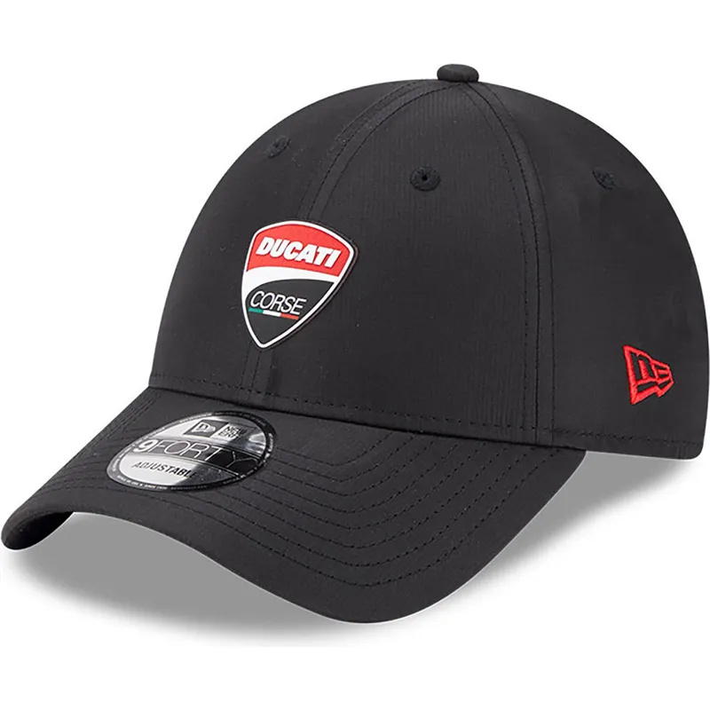 cepur-izliekta-melns-regulejams-9forty-ripstop-no-ducati-motor-motogp-no-new-era