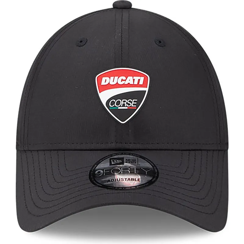 cepur-izliekta-melns-regulejams-9forty-ripstop-no-ducati-motor-motogp-no-new-era