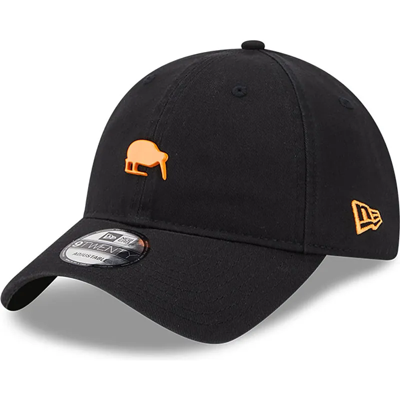 cepur-izliekta-melns-regulejams-9twenty-heritage-pin-badge-no-mclaren-racing-formula-1-no-new-era