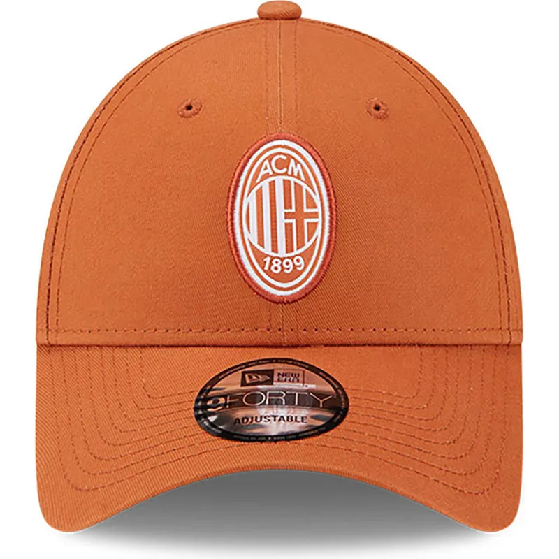 cepur-izliekta-oranzs-regulejams-9forty-seasonal-no-ac-milan-serie-a-no-new-era
