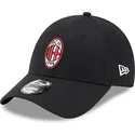 cap-izliekta-black-adjustable-strap-9forty-core-no-ac-milan-serie-a-no-new-era