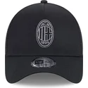 cepur-izliekta-truckeris-melns-snapback-a-frame-core-no-ac-milan-serie-a-no-new-era