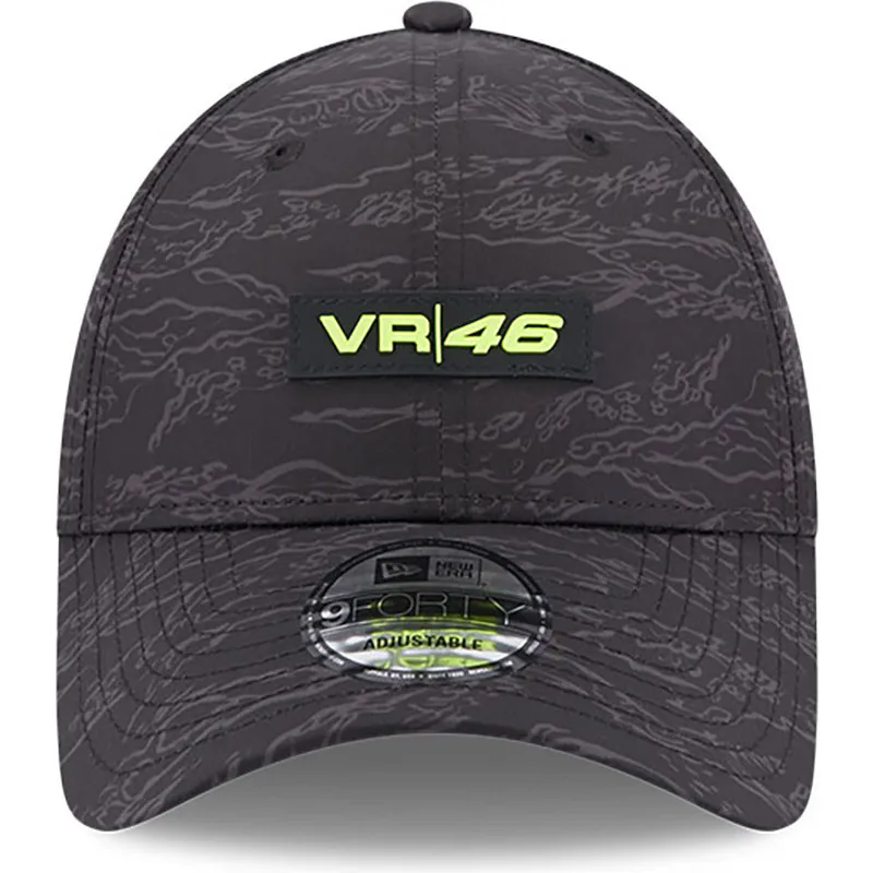 cepur-izliekta-melns-regulejams-9forty-all-over-print-no-valentino-rossi-vr46-motogp-no-new-era