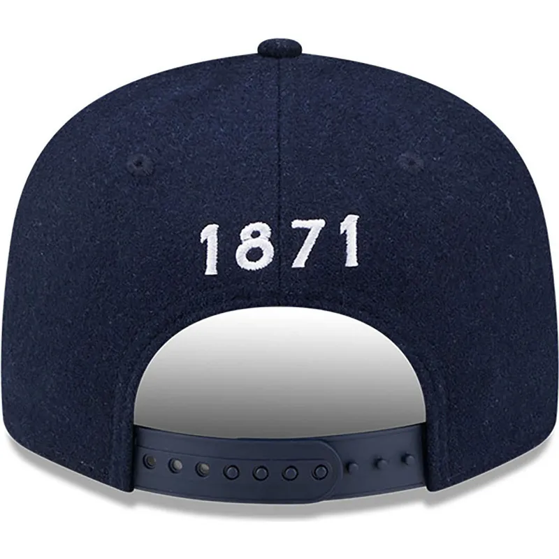 cepur-plakana-zils-snapback-9fifty-wool-no-england-rugby-rfu-no-new-era
