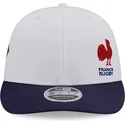 cepur-izliekta-zils-snapback-9fifty-stretch-snap-flawless-no-french-rugby-federation-ffr-no-new-era