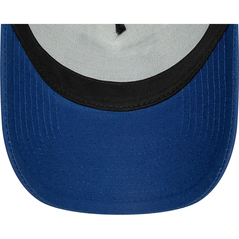 cepur-izliekta-truckeris-zils-snapback-mustard-a-frame-food-no-new-era