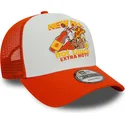 cepur-izliekta-truckeris-oranzs-snapback-sauce-a-frame-food-no-new-era