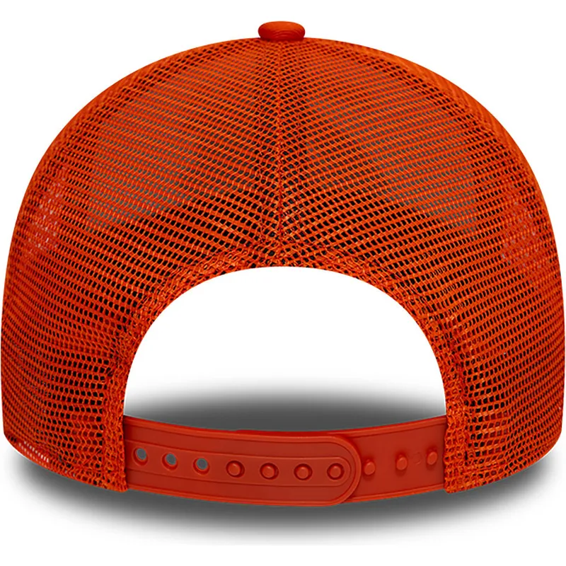 cepur-izliekta-truckeris-oranzs-snapback-sauce-a-frame-food-no-new-era