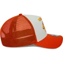 cepur-izliekta-truckeris-oranzs-snapback-sauce-a-frame-food-no-new-era