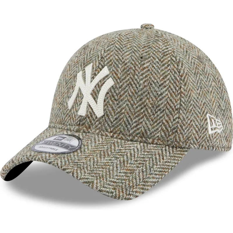 cepur-izliekta-peleks-regulejama-lente-9twenty-tweed-pack-no-new-york-yankees-mlb-no-new-era