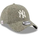 cepur-izliekta-peleks-regulejama-lente-9twenty-tweed-pack-no-new-york-yankees-mlb-no-new-era