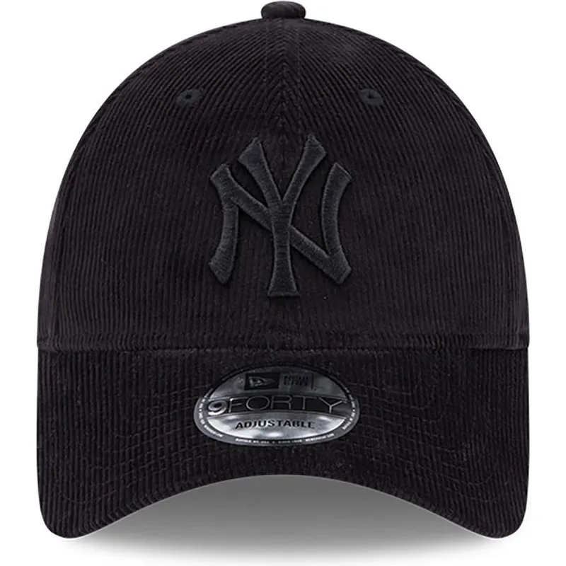 cepur-izliekta-melns-regulejams-9forty-cord-no-new-york-yankees-mlb-no-new-era