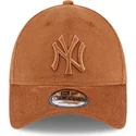 cepur-izliekta-bruns-regulejams-9forty-cord-no-new-york-yankees-mlb-no-new-era