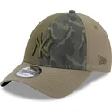 cepur-izliekta-zals-regulejams-9forty-multi-texture-no-new-york-yankees-mlb-no-new-era