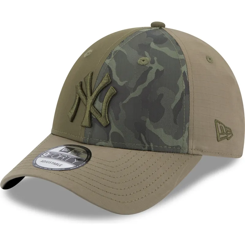 cepur-izliekta-zals-regulejams-9forty-multi-texture-no-new-york-yankees-mlb-no-new-era