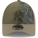 cepur-izliekta-zals-regulejams-9forty-multi-texture-no-new-york-yankees-mlb-no-new-era