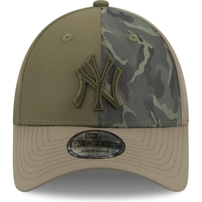 cepur-izliekta-zals-regulejams-9forty-multi-texture-no-new-york-yankees-mlb-no-new-era