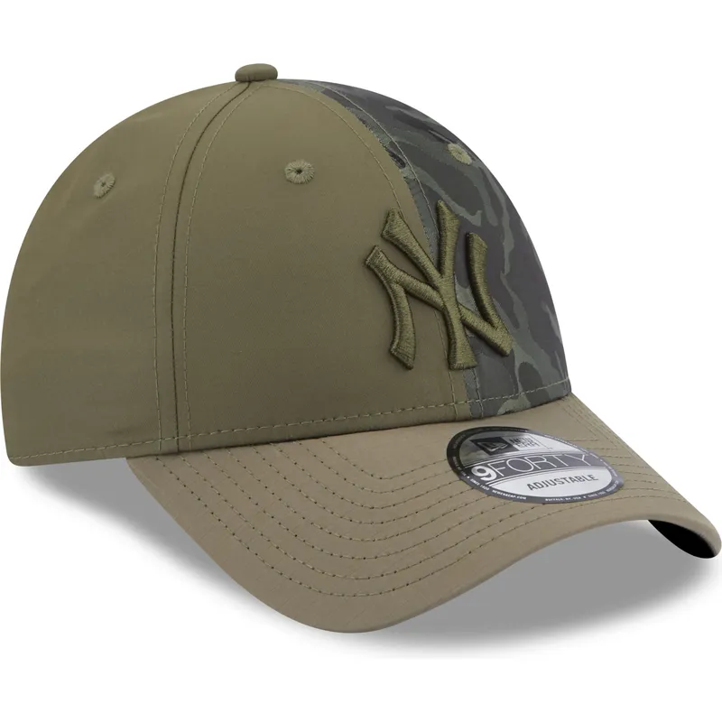 cepur-izliekta-zals-regulejams-9forty-multi-texture-no-new-york-yankees-mlb-no-new-era