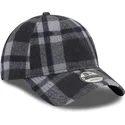 marineblaue-verstellbare-kappe-mit-gebogenem-schirm-9twenty-check-von-new-era