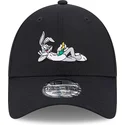 cepur-izliekta-melns-regulejams-9forty-no-bugs-bunny-looney-tunes-no-new-era