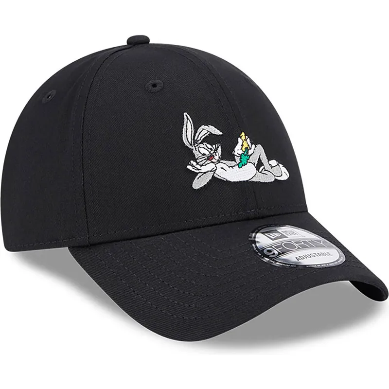 cepur-izliekta-melns-regulejams-9forty-no-bugs-bunny-looney-tunes-no-new-era
