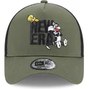 cepur-izliekta-truckeris-zals-snapback-a-frame-no-piolin-y-silvestre-looney-tunes-no-new-era