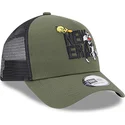 cepur-izliekta-truckeris-zals-snapback-a-frame-no-piolin-y-silvestre-looney-tunes-no-new-era