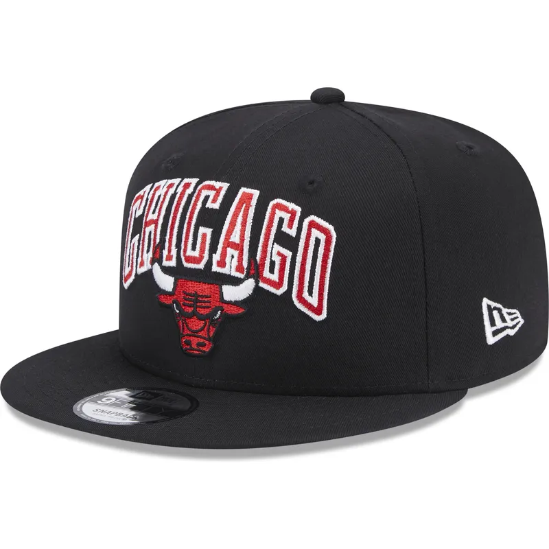 cepur-plakana-melns-snapback-9fifty-patch-no-chicago-bulls-nba-no-new-era