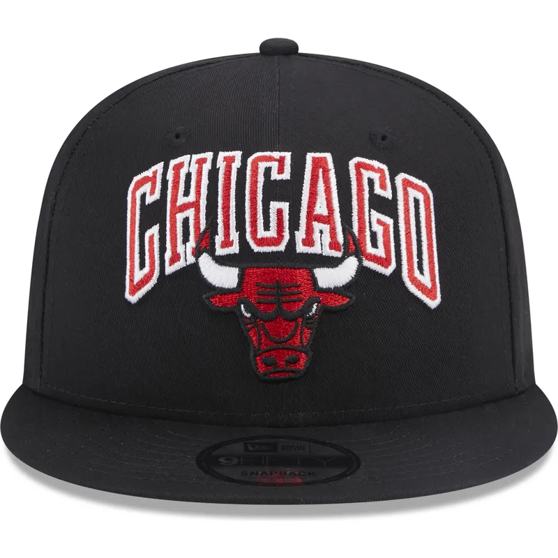 cepur-plakana-melns-snapback-9fifty-patch-no-chicago-bulls-nba-no-new-era