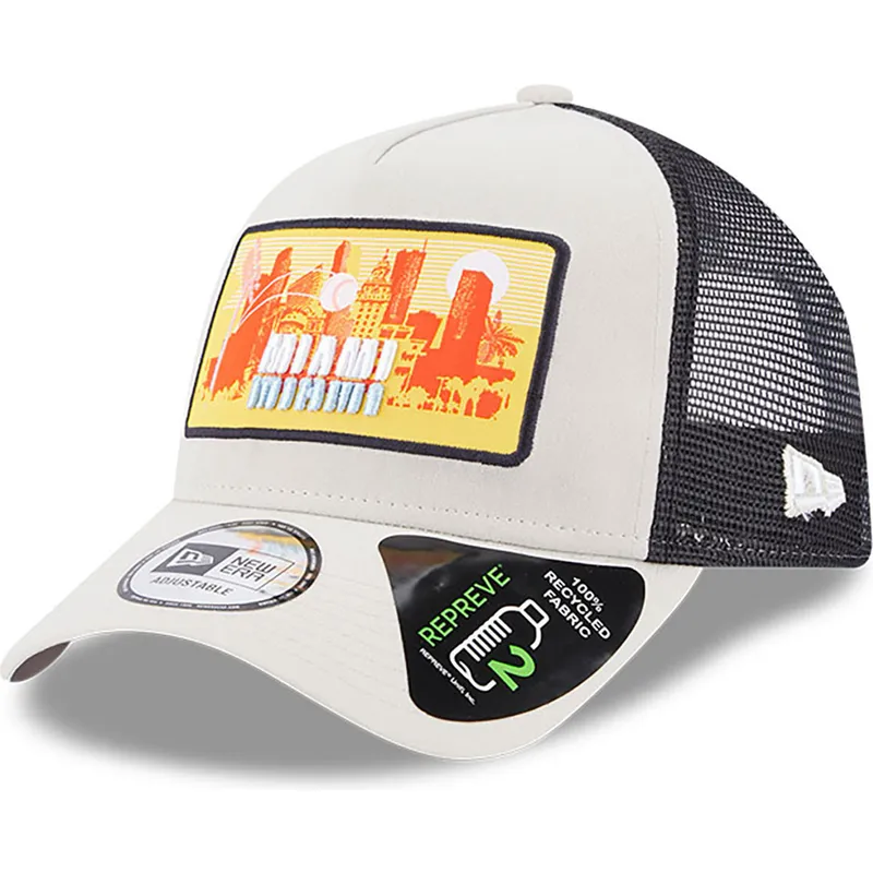 cepur-izliekta-truckeris-bess-snapback-a-frame-repreve-license-plate-no-miami-no-new-era