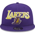fioletowa-czapka-z-plaskim-daszkiem-snapback-9fifty-patch-los-angeles-lakers-nba-od-new-era
