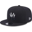 cepur-plakana-tumsi-zils-snapback-9fifty-team-drip-no-new-york-yankees-mlb-no-new-era