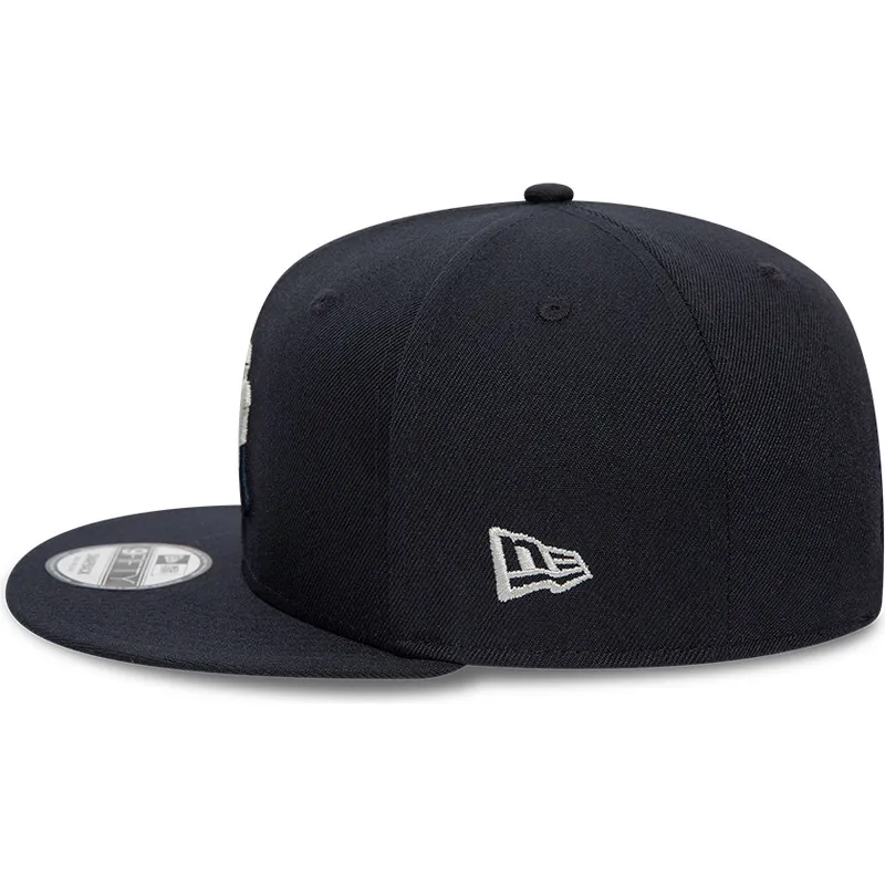cepur-plakana-tumsi-zils-snapback-9fifty-team-drip-no-new-york-yankees-mlb-no-new-era