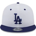 cepur-plakana-zils-snapback-9fifty-white-crown-patch-no-los-angeles-dodgers-mlb-no-new-era