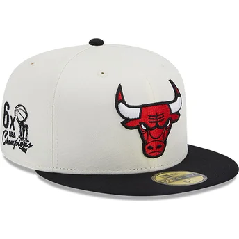 cepur-plakana-balts-pieguloss-59fifty-championships-no-chicago-bulls-nba-no-new-era