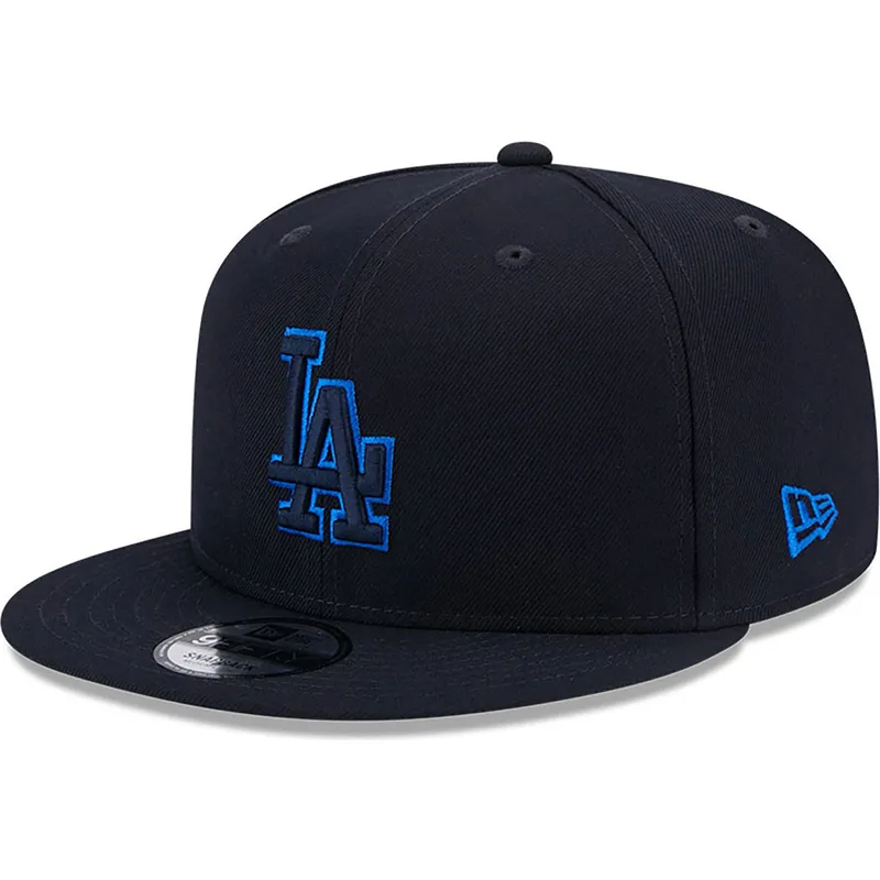 cepur-plakana-tumsi-zils-snapback-9fifty-repreve-no-los-angeles-dodgers-mlb-no-new-era