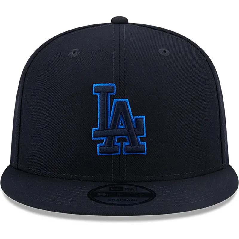 cepur-plakana-tumsi-zils-snapback-9fifty-repreve-no-los-angeles-dodgers-mlb-no-new-era